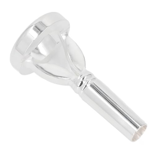 livre FAUOSWUK Embouchure de Trombone Plaquée Argent Embout D'euphonium pour Baryton avec Vibration Confortable Entretien Facile Conception Portable