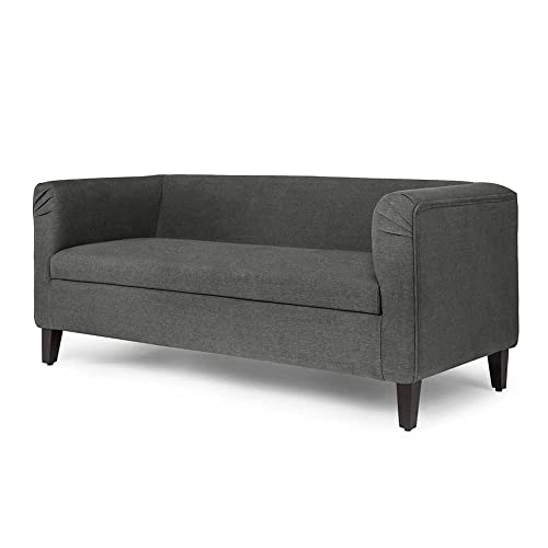 Image of Wakefit Sofa Set | 3 Year Warranty | Sofa 4 Seater, 4 Seater Sofa for Living Room, Wooden Sofa Set, Sofa Set 2+1+1 Seater - Miami(Tahoe : Ash Grey)