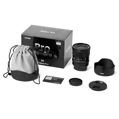 Image of VILTROX 50mm f1.4 Pro FE Lens, AF 50mm f /1.4 FE for Sony E, F1.4 Bright Aperture Prime Lens for Sony FE a7iv a7c ii a7rv a1 ii a6600 a6700 zve1 zv-e10 ii a9 ii A93