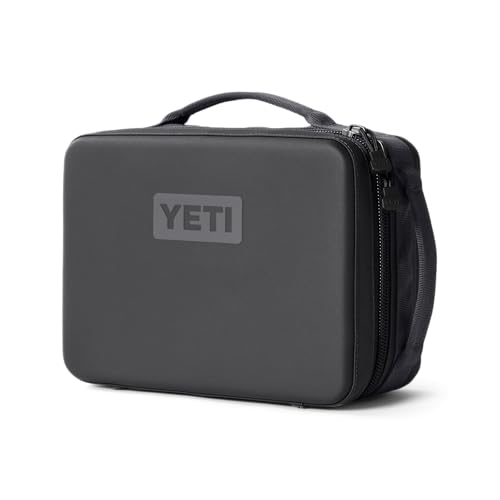 YETI Daytrip 5L Lunch Box (Charcoal) Insulated Lunch Box that Keeps Food Fresh & Protected with ColdCell Flex Insulation Ideal for Sandwiches & Salads Fits 10 Cans 3 Year Warranty