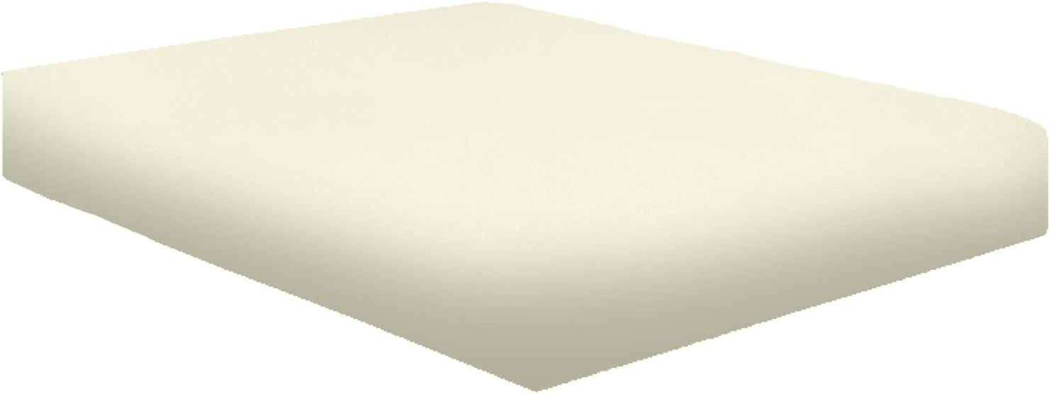 NIYS Luxury BeddingFinest 100% Egyptian Cotton 16" 40CM Extra deep Fitted Sheets 15 Colours Single Double King Super King (Cream, King)