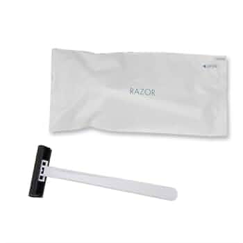 ホテルのアメニティ　使い捨てT字カミソリ 500本 Amazon.co.jp: ホテルアメニティ 業務用 使い捨てカミソリ（2枚