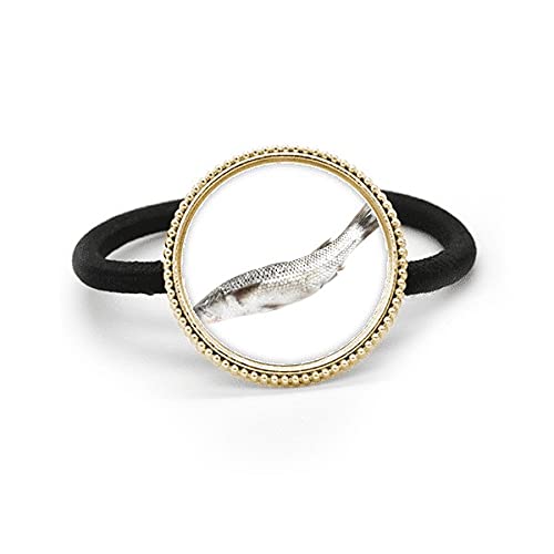 Coletero de plata con diseño océano art deco y tocado de goma metalizado para mujer