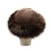 Old DIrd Faux Fur Winter Fashion Hat Headband Cap Snow Hat Russion Style Warm Cap (Coffee, F)