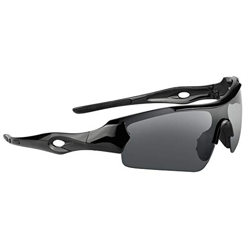 O2O Polarized Sport Sunglasses for Teens (Black)