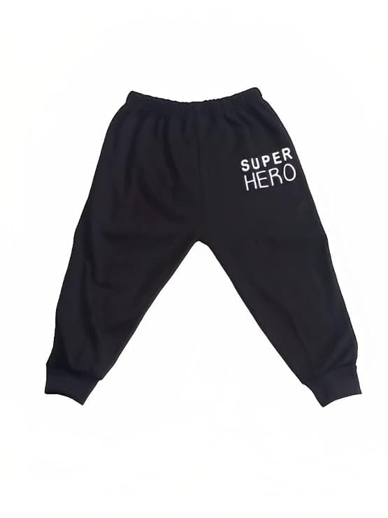 Image of 'My Daddy Superhero' Printed Cotton Baby Clothing Sets /Tshirt-Pyjama (Boys /Girls up to 2 Years)