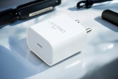 Image of (TC 81) Travel Charger Fast Charging and Safe Easy to Carry Compatible Apple Compatible with iPhone 14 /14Plus /14Pro /14Promax 13 /13Pro /13Promax 12 /12Pro /12 /11 /X /Xr Series (White)
