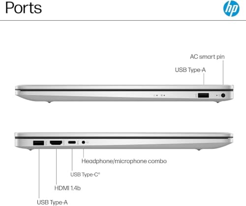 Image of HP 17.3 inch FHD Business & Student Laptop Computer, 64GB RAM 2.5TB Storage (2TB SSD+512GB Docking Station Set), 6-Cores AMD Ryzen 5, Windows 11 Pro, PLUSERA Earphones, Silver