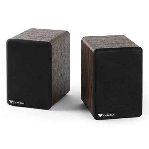 Victrola Premiere M1 Powered Bookshelf Monitor Speakers (Pair) & ‘The