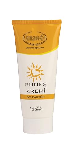 Crema solar factor 50, factor de leche solar 30 y aceite solar, a base de plantas, cuidado natural, certificado Halal (100 ml Sun 50 SPF Cream, 50, factor de protección solar (SPF))