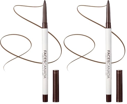 Image of Faces Canada Twist Eyeliner Pen, Brown, Matte Finish (Pack of 2)