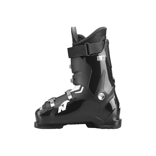 Nordica The Cruise Men\'s Comfort Fit All Mountain Alpine Ski Boots (Black/White/Red, 30.5)