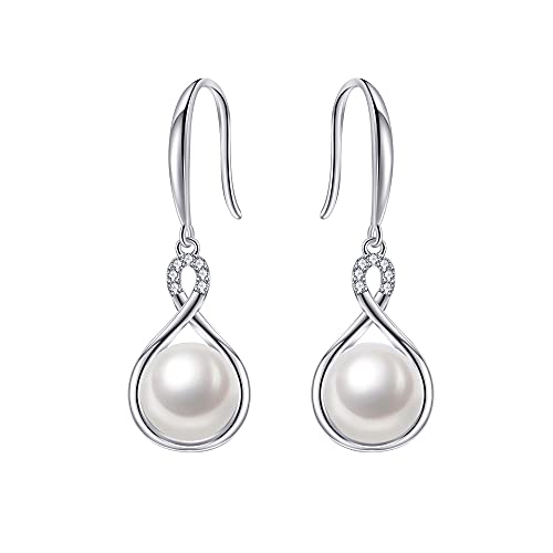 【Perla d'acqua Dolce Naturale】 Perle di acuqa dolce raccolte a mano per assicurare che la lucentezza, è liscio, rotondo e quasi impeccabile. ​la qualità, il colore e la pulizia delle perle rappresentino completamente la più bella opera della nostra selezione ​di gioielli che ti fa brillare in elegante e di.