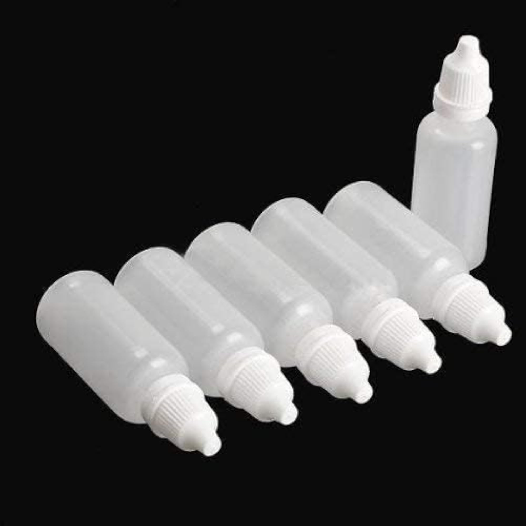 Homeo 10 ML Empty Eye Dropper Bottle With Cap, Pack of 100