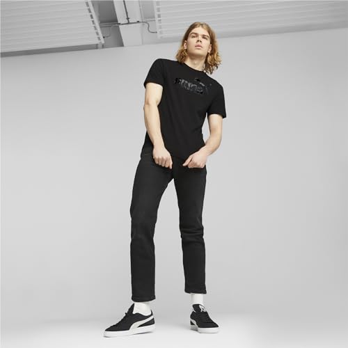 Image of PUMA Men's Cotton Graphic Print Regular Fit T-Shirt