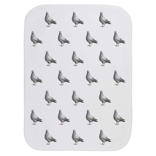 Azeeda 'Racing Pigeon' Baby Burp/Wash Cloth (BC00034749)