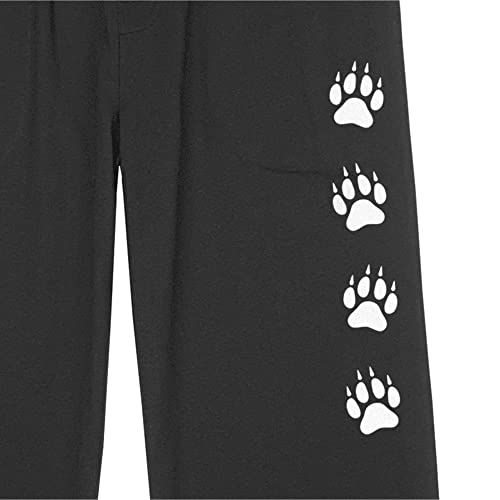 Fifth Sun Paw Print Repeat Young Men's Lounge Pants2