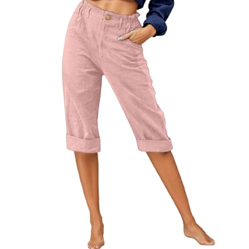 Pantalon court décontracté femme quotidien short fluide facile d'entretien