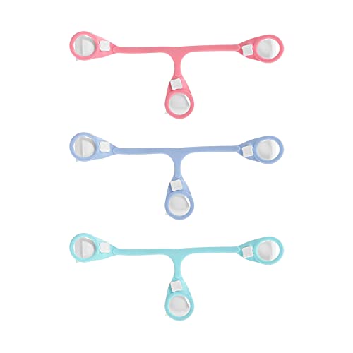 Pañal Clip, Hebilla de Pañal, Sujetador para Muselinas Prepliegues Pañales de Tela, Sujetadores de Pañales Hebillas de Cinturón de Pañal Infantil Paño de Plástico Bebé Snappi, 3 Piezas