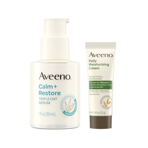 Aveeno Skin-Care Bundle for Sensitive Skin, Fragrance Free, 2 Items - image 1