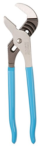 Steel Grip 8 in. Carbon Steel Tongue and Groove Pliers Black/Yellow 1 pk