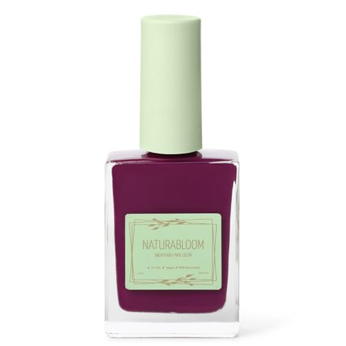 Breathable Premium Long Lasting Nail Polish (Dark Fuchsia) - Vegan & Toxin-Free