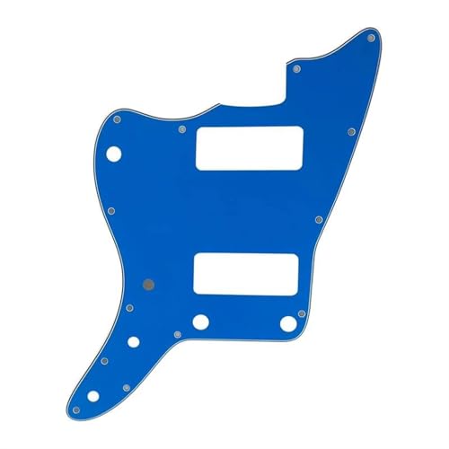 エレキギターピックガード交換パーツ ピックガード - 左利き用 米国 13 穴ネジ エレキギターピックガード ピックアップ付き 交換用 アッパーコントロールなし(4Ply3)