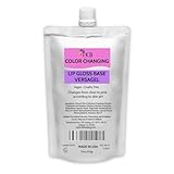 TKB Color Changing Versagel Lip Gloss Base| Clear to Pink| Vegan, Cruelty-Free, Long-Lasting| DIY Customizable with Pigments, Glitters| Made in USA (15 Ounce (Pack of 1))