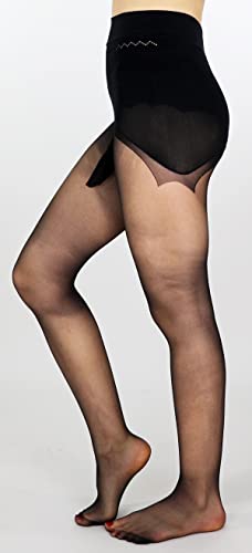 Image of Mona's Choice Super Stretchy XL 3 Denier Ultra Sheer Seamless Tall Womens & Mens Pantyhose /Mens Trouser Tights