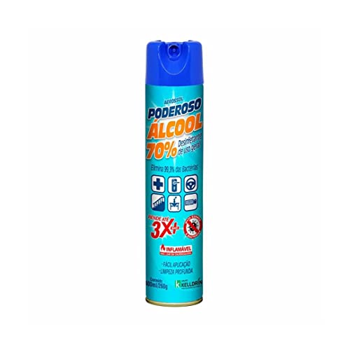 ALCOOL SPRAY 70% PODEROSO 400ML