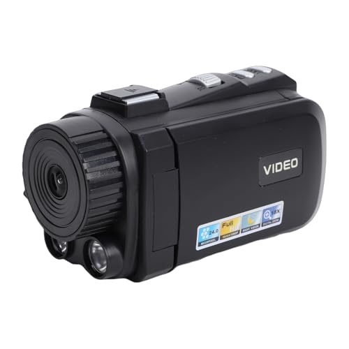 Caméscope vidéo vlogging avec écran rotatif 3.0 pour selfie