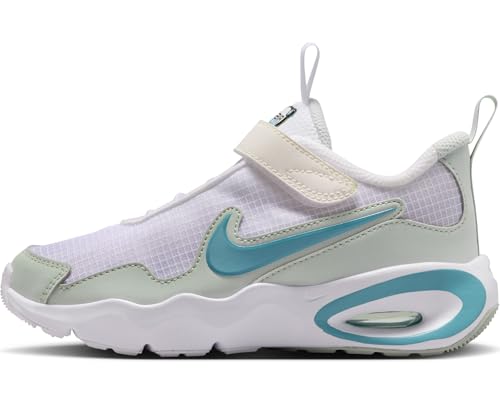 Nike Air Max Nova (PS) Basket, White/Denim Turq/Light Silver, 31 EU