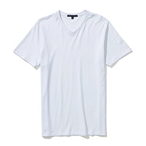 Image of Robert Barakett V Neck Short Sleeve Pima Cotton Casual Solid Mens T Shirt