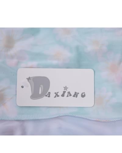 Image of DAXIANG Girls One Piece Ruffle Strap Swimsuit Quick Dry Mermaid Swimwear Beach Sport Bathing Suit for Toddler Kids 4-11 Years