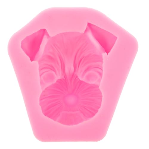 Molde Schnauzer silicona antiadherente 7.5x7x2.5 cm miniatura 1