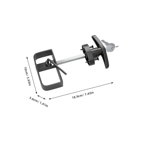 Privacy Lock Set for Metal Shed Barn and Garage Doors