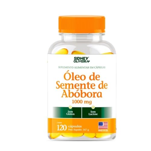 Óleo Semente Abóbora Sidney Oliveira 120 Cápsulas