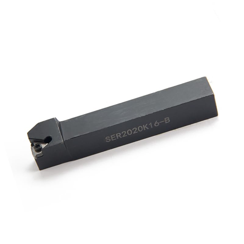 1pc SER1212/1616/2020/2525 External Thread Turning Tool CNC Lathe Machining Cutter Bar Threading Tool Holder(SEL1212H16-B)