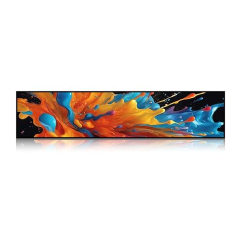 Image of 28.1 Inch (698.5x140mm Viewable) Android Stretched LCD Bar Display for Store Shelves | Cloud Platform /Mobile App /USB Media