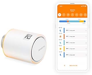 Netatmo Additional Smart Radiator Valve, Add-on for Smart Thermostat and for collective or district heating, NAV -EN
