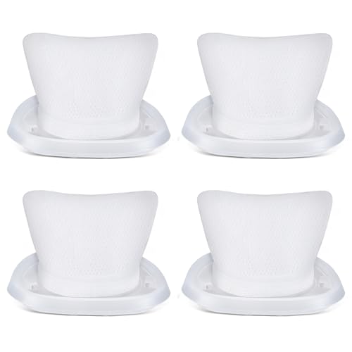 4 Pack HNVCF10 Replacement Filters Washable for Black and Decker Dustbuster Hand Vacuum HNVC215B10, HNVC215B12, HNVC215BW52, HNVC215B12AEV, HNVC220BCZ01, HNVC115JB06, HNVC115B22, HNVC115J, HNVC115J06