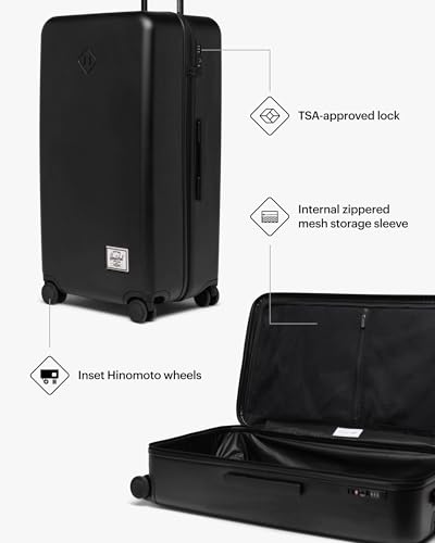 Herschel Supply Co. Unisex Heritage Hardshell Luggage, Black, Large - 32 Inch4