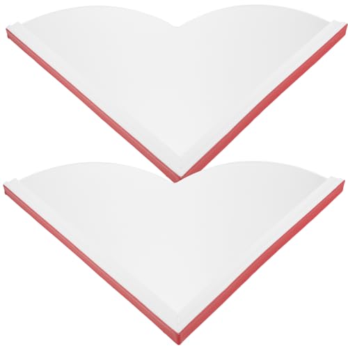 POPETPOP 2Pcs Transparent Bathtub Splash Guards for Corner Washbasin and Bathtub Water Splashing Guard Smooth and Frosted Finish for Bathroom Use