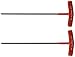 Bondhus 75160 4mm ProHold Tip Ball End Graduated Length T-Handle with ProGuard Finish, 220mm, 2 Piece