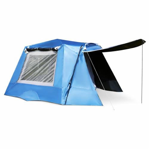 Carpa automática para camping 4 personas, resistente al viento miniatura 1