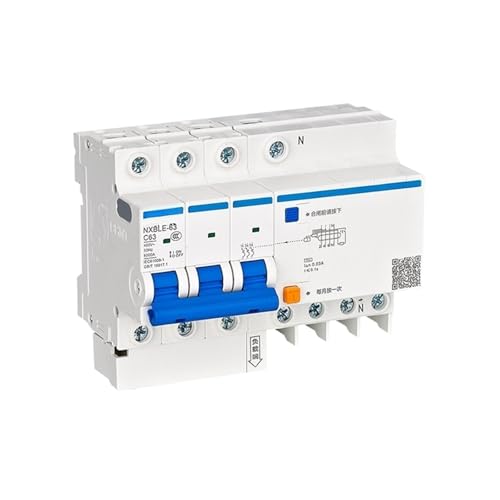 Disjoncteur différentiel NXBLE-63 3P+N D10 100mA A 6kA pour protection TGE