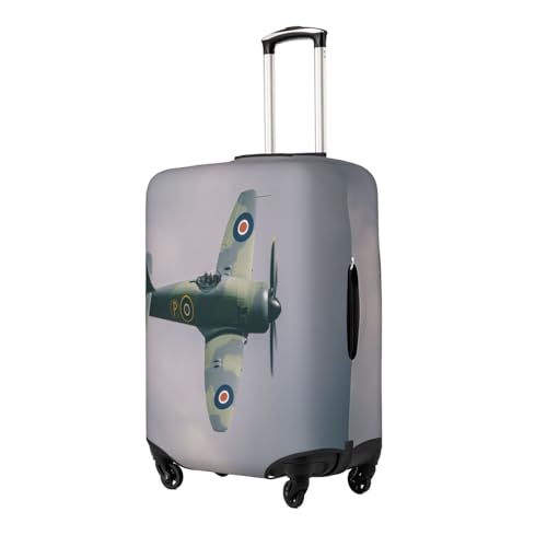 Sky Fly Airplane Aircraft Luggage Cover for Suitcase, Suitcase Cover Protector Fit 18-21 Inch Luggage Travel Accessories, S2