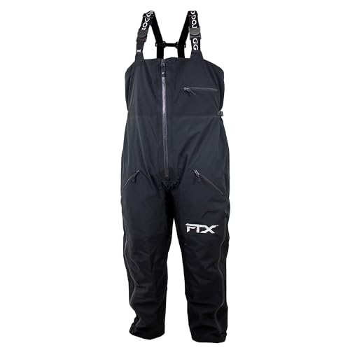 FROGG TOGGS Men's FTX Armor Premium Waterproof Rain, Fishing Bibs, Ocean Blue, Small