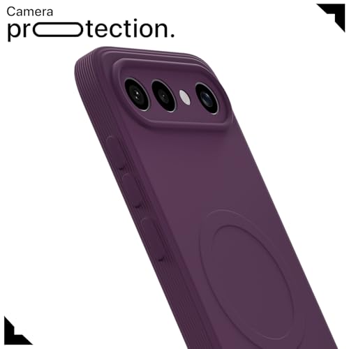 Image of Pikkme Back Cover for Vivo X300 FE 5G Soft Matte Silicone Mag-Safe Design (Mag-Safe Not Support) Camera Protection | Slim Fit Bumper Cover (Purple)