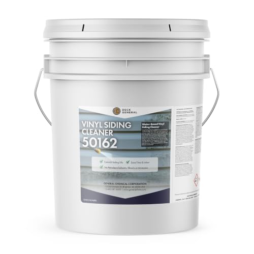 DeckGeneral 50162 Vinyl Siding Cleaner for Dirt, Oil and, 5 Gallon